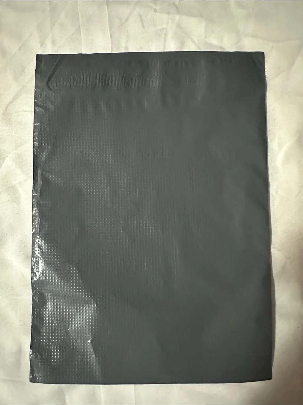 Solid Gray Textured Poly Mailers 6x7 Shipping Bags - 50 Pack